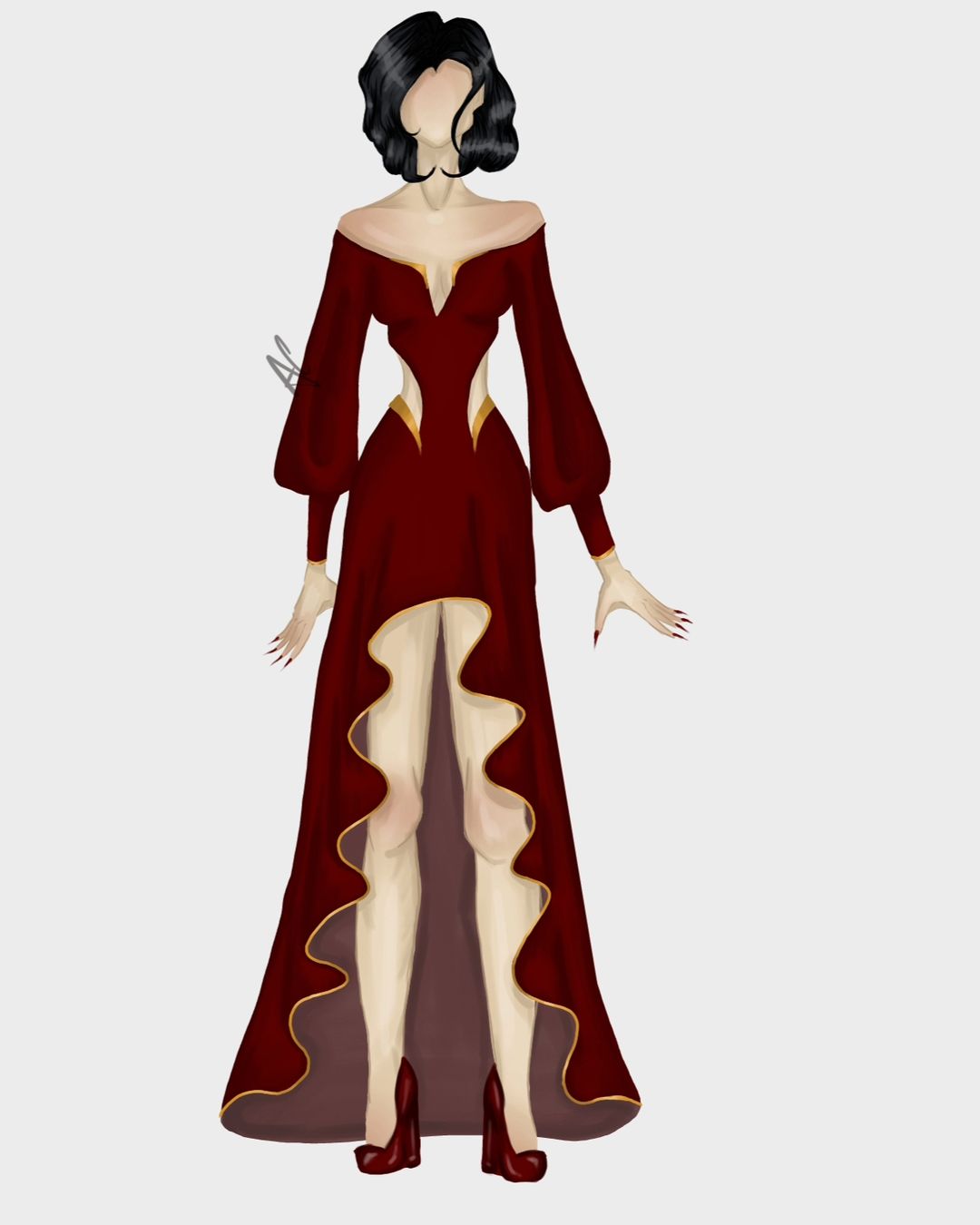 aid.acherry в LOOKY. #art,#artist,#model,#dress,#арт,#модель,#платье. Что-то новенькое, ур...