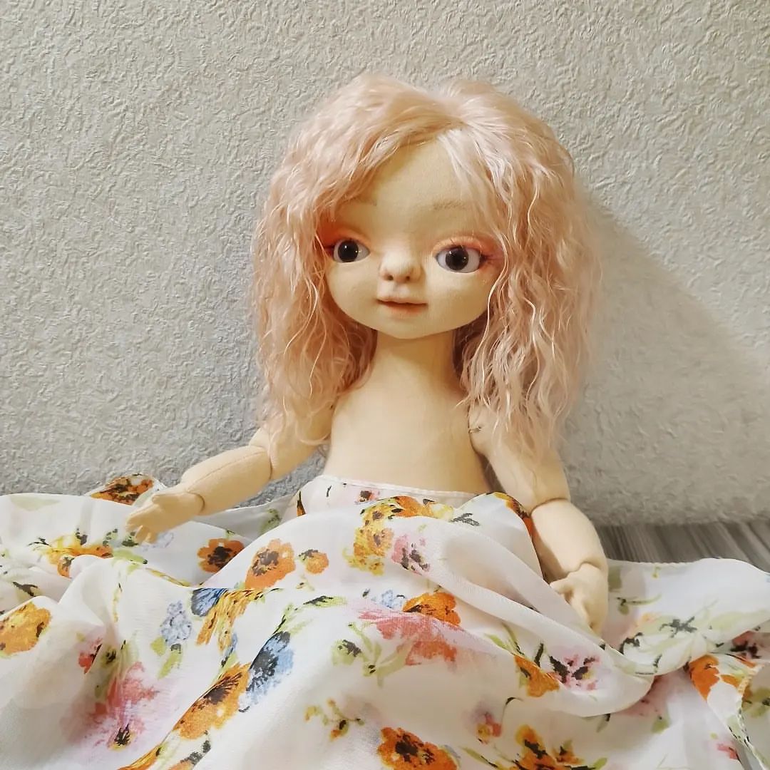 kukli_nadezdi в LOOKY. #текстильнаякукла,#шарнирнаякукла,#elfdoll,#куклынадежды,#куклыручнойработы. Девочка с розовыми в...