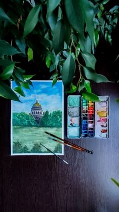 kat.sweetart в LOOKY. #watercolorillustrations,#art,#paintingartgallery,#aquarelleillustration,#artforlife,#watercolorpainting,#акварельныйрисунок. По горячим следам..�...