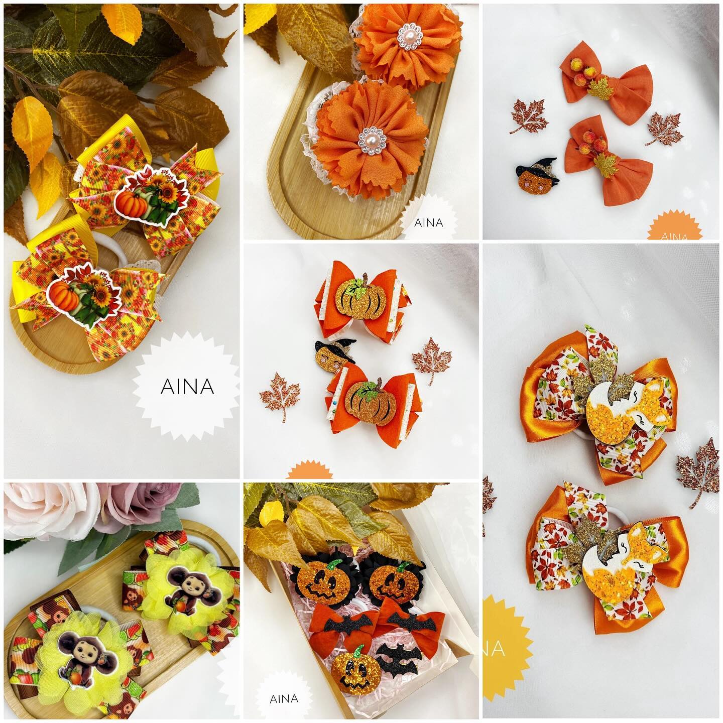 babyshop_aina в LOOKY. #бантикичелны,#школьныебантики,#осенниебантикичелны. В наличии осенние ба...
