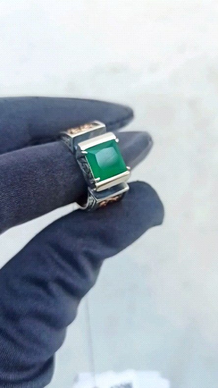 persian_jewelry_ru в LOOKY. . Перстень с зелёным а...