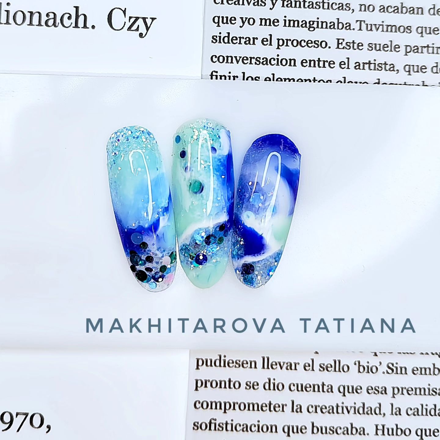 machitarova_nails в LOOKY. . Абстракция на верхни...