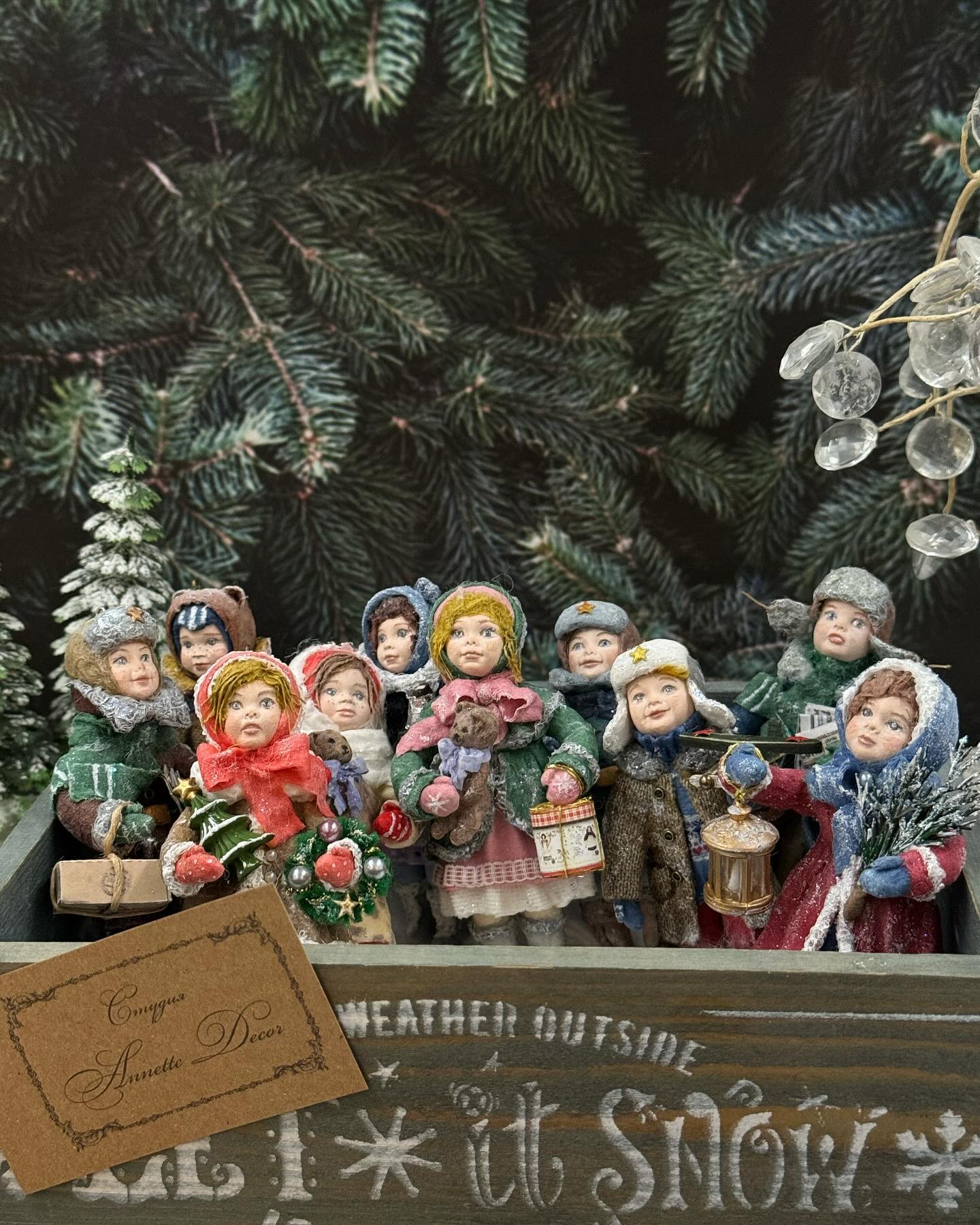 Ватные игрушки ждут свои ёлочки 🎄Для заказа пишите нам в директ)