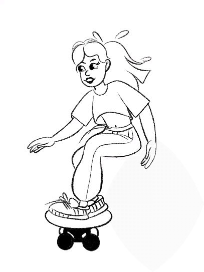 katrina_art89 в LOOKY. #процессработы,#набросок,#иллюстрация. Рисую скейтеров🛹
#п...