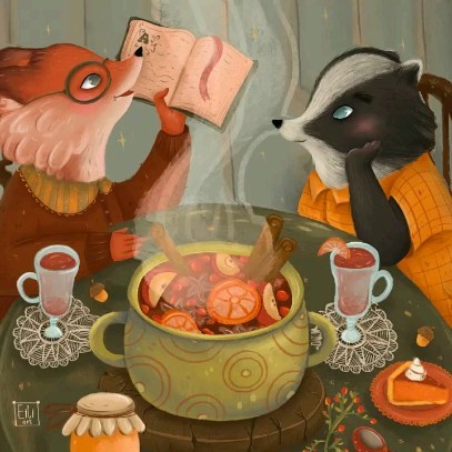 eilinelka_art в LOOKY. #digitalart,#artwork,#autumn,#illustration. — Ого сколько специй...
