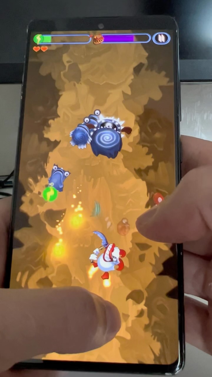 gromgamesstudio в LOOKY. #indiegame,#androidgame,#action,#actiongame,#mobilegame. Duck's Inferno #indi...