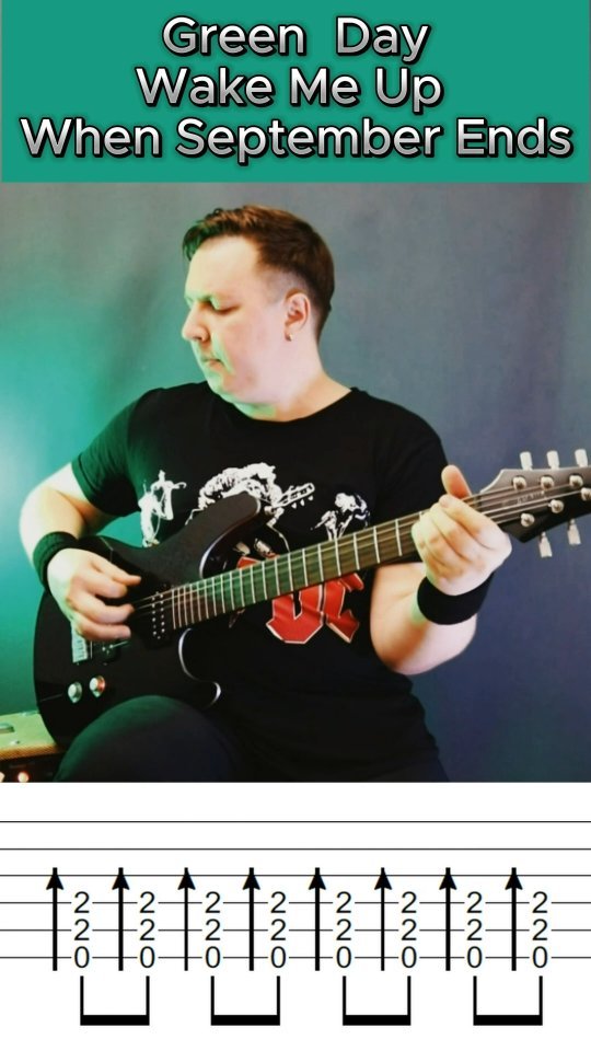 guitar_teacher_spb в LOOKY. #greenday,#wakemeupwhenseptemberends,#september,#guitar,#cover,#гитара,#сентябрь,#кавер. Green Day - Wake Me ...