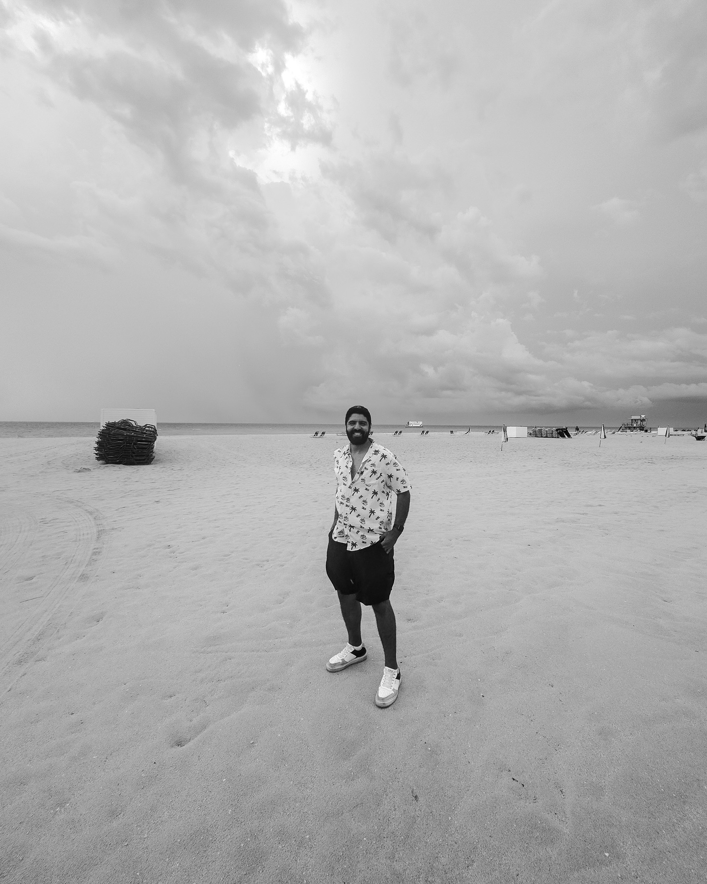 Miami Beach in B&W