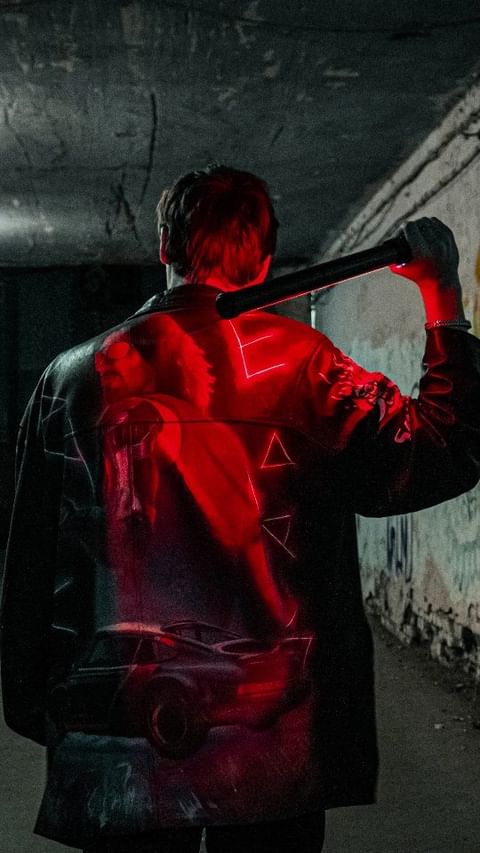 d.f.paint в LOOKY. #кастом,#киберпанк2077,#cyberpunk2077,#кожанка,#кожанаякуртка,#росписьодежды. Кастом кожанки в сти...