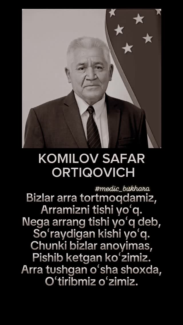 medic_bukhara_ в LOOKY. . Ustozimiz Komilov Sa...