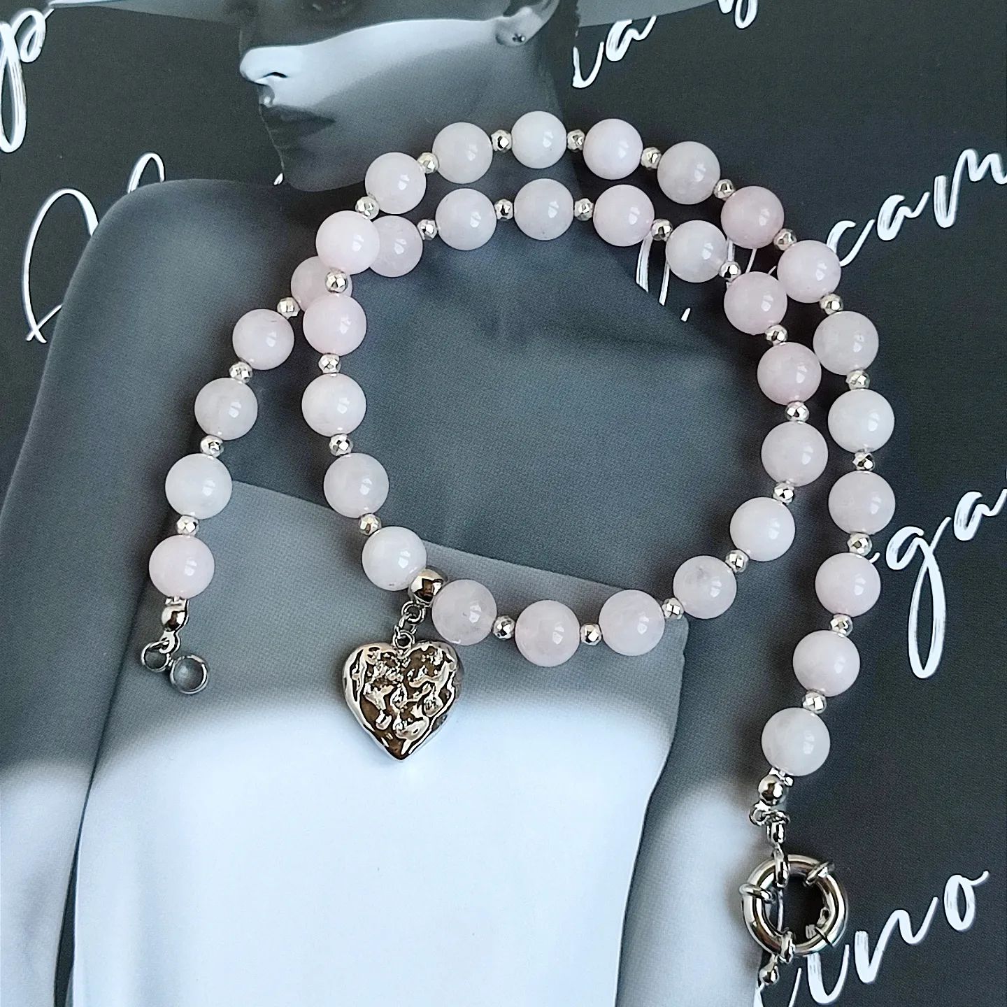 sokol_magic_shop в LOOKY. . Колье из розового кв...