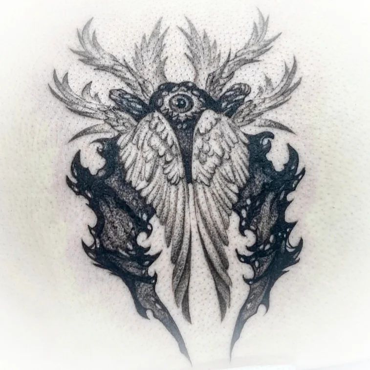 fen.desert в LOOKY. #татукрасноярск,#tattookrasnoyarsk,#krasnoyarsk,#tattoo,#tattoowork. Конечная работа по о...