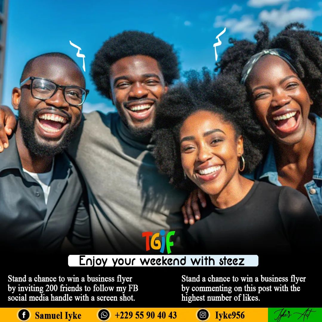 iyke956 в LOOKY. #fypシ゚,#TGIF_challenge,#tgifridays,#viralpost,#art,#brandingagency. ENJOY YOUR WEEKEND W...