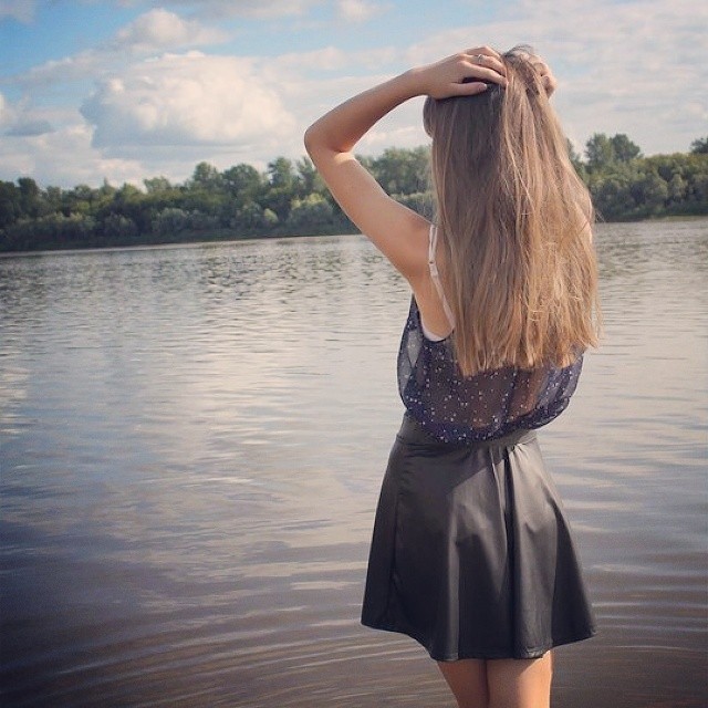 bezlikka в LOOKY — #речка #платье #природа #отдых #день #жара