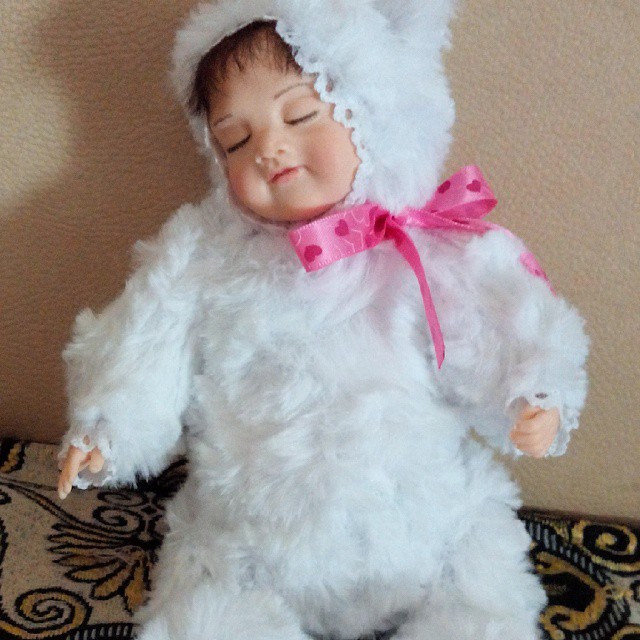 stadnikova_toys в LOOKY — #хендмейд ,#своимируками ,#теддидолл . Милый спящий мишка.
