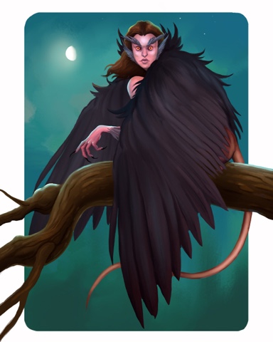 Voklerts в LOOKY. #folklore,#illustration,#booksillustration,#characterdesign,#character,#иллюстрация,#фольклор,#сказка,#персонаж,#концепт,#рисунок. Сирин #folklore #ill...