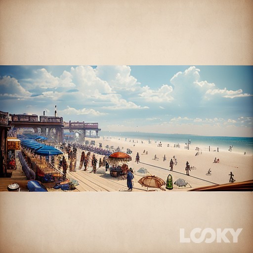#Стимпанк #LOOKY_нейронка
#море
#отдых