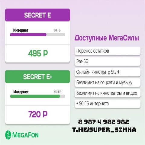 simkarta.vip в LOOKY. #megafon,#мегафон,#симкарты. Мегафон SECRET для м...