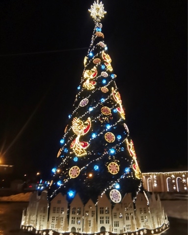 Kanakeira в LOOKY. #ЦарскоеСело,#Пушкин,#СновымГодом,#зимавгороде. Ёлочка нашего городк...