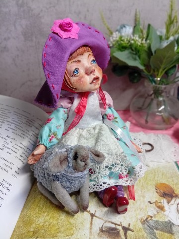 kseniaikukly в LOOKY. #кукла,#ручная_работа. Виолетта и её овечка...