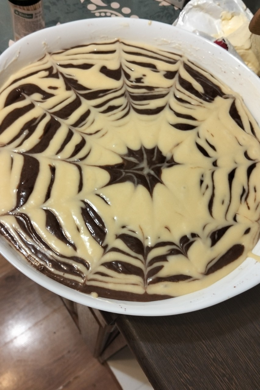 lakryn_ в LOOKY — Пирог Зебра очень вкусный проучился... Мама готовит его с де