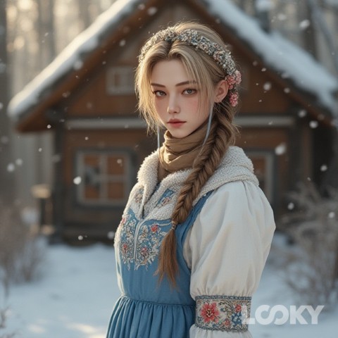 Looky_178212822602415 в LOOKY. #Русская_зима,#LOOKY_нейронка. #Русская_зима #LOOKY...