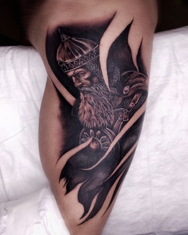 ЯR TATTOO в LOOKY. . Славный русский воин...