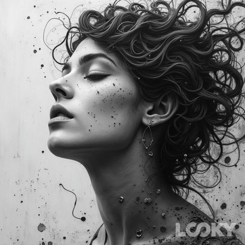LOOKY_neuro в LOOKY. #LOOKY_you,#LOOKY_нейронка. Монохромный нейро-по...