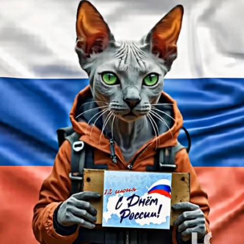 eva_sphynx_cat в LOOKY. #россия,#сдне́мроссии. С Дне́м России!🇷🇺�...