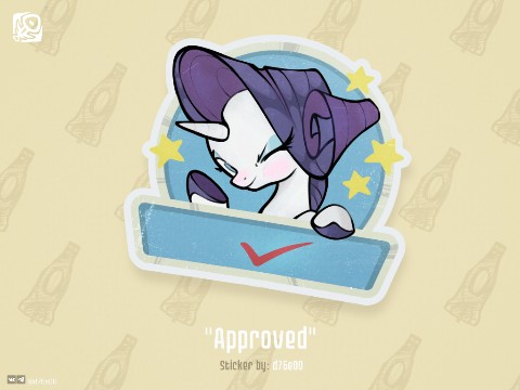 d76e00 в LOOKY. #Art,#Sticker,#Digital,#d76e00,#pony,#mlp,#Rarity. Sticker "Approved"

...
