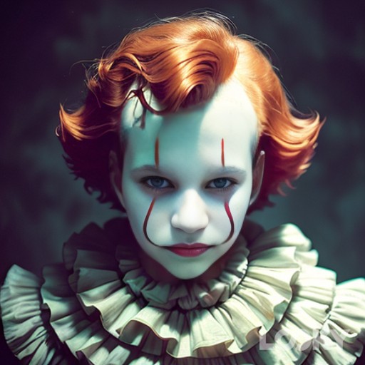 #Хэллоуин_клоун #LOOKY_нейронка