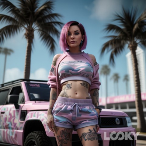 x_palmtop_tiger_x в LOOKY. #GTA_6_Герл,#LOOKY_нейронка. #GTA_6_Герл #LOOKY_н...