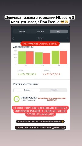 Алена в LOOKY. #продуктоваякомпания. ПЕРЕШЛА В EWA C NL 
...