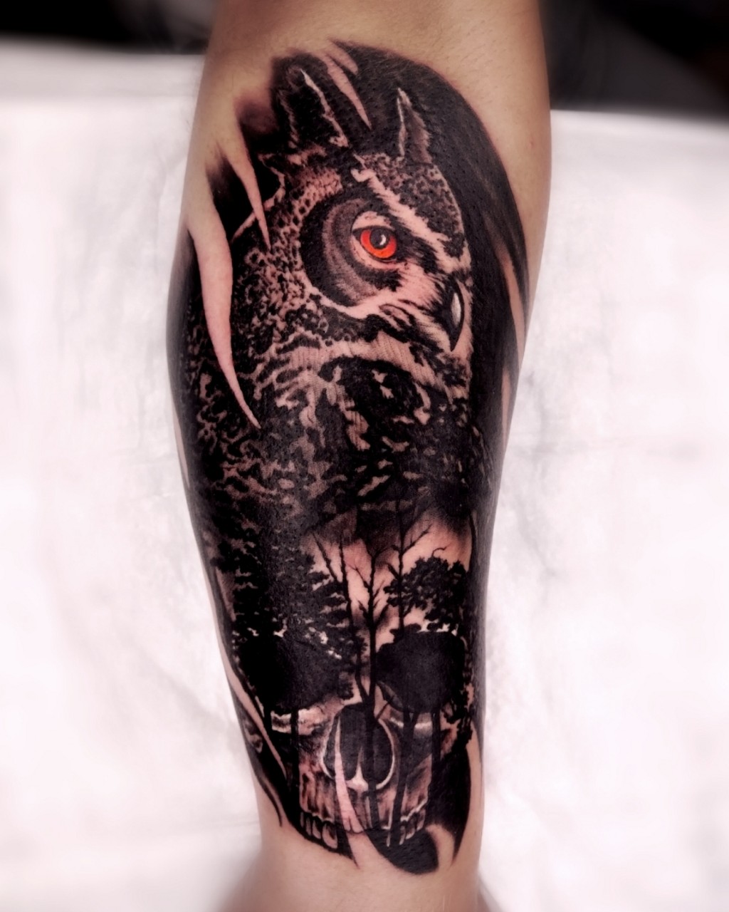 ЯR TATTOO в LOOKY — Мрачный филин😈