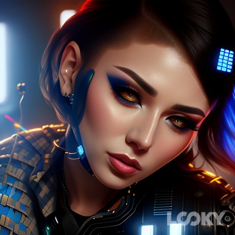dinadi_09 в LOOKY. #Киберпанк,#LOOKY_нейронка. #Киберпанк #LOOKY_не...