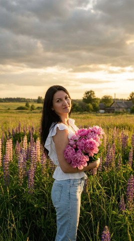 Anastasia161 в LOOKY. #закат,#цветы,#природа. #закат#цветы#природа