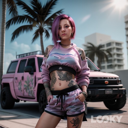 Holly Mo in LOOKY. #GTA_6_Герл,#LOOKY_нейронка. #GTA_6_Герл #LOOKY_н...