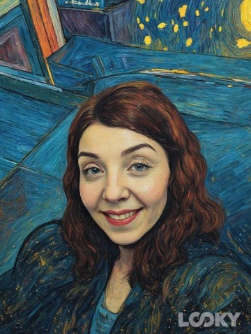 G A L I N A в LOOKY. #Ван_Гог,#LOOKY_нейронка. #Ван_Гог #LOOKY_нейр...