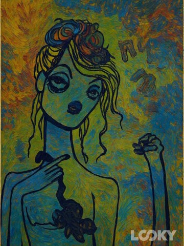 michaela в LOOKY. #Van_Gogh,#LOOKY_нейронка. #Van_Gogh #LOOKY_ней...