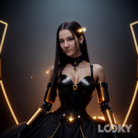 Глюка666 в LOOKY. #New_2123_Female_Gold!,#SnowQueen!,#GTA!,#LOOKY_нейронка. #New_2123_Female_Gol...