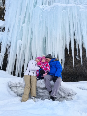 family_adventurers3 в LOOKY. . Ледопады Тихая