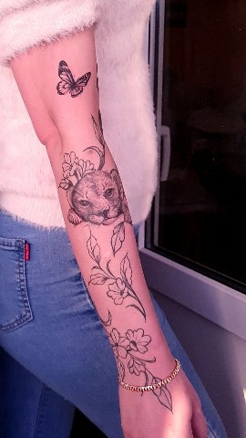 Marizzzz_Art_Tattoo в LOOKY. #тату,#tattoo. Татуировка ✨🎀🦁🦋2️...