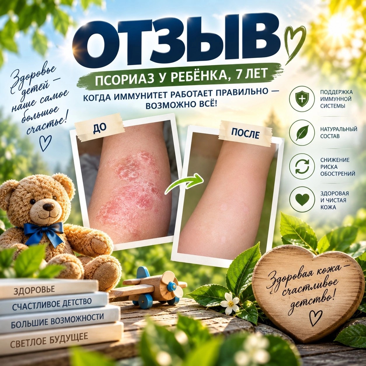 Natali4life в LOOKY — ПСОРИАЗ

✨ Хочу поделиться нашей радостью! 

У мальчика 7 ле