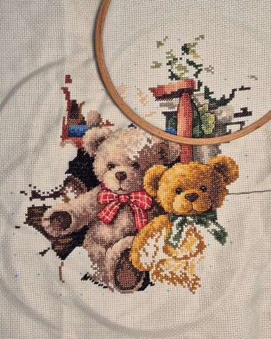 Ирина в LOOKY. #dimensions,#dimensions_teddybeargathering,#crossstitch,#вышивкакрестиком,#вышивка,#однопроцессница. 20%
#dimensions #dim...
