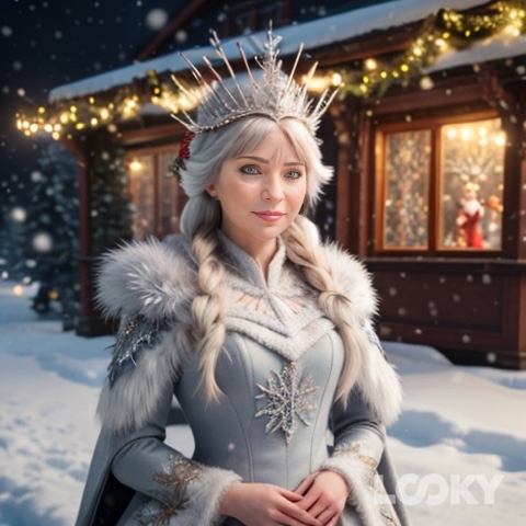 varvaravip56 в LOOKY. #Снежная_королева,#LOOKY_нейронка. #Снежная_королева #L...