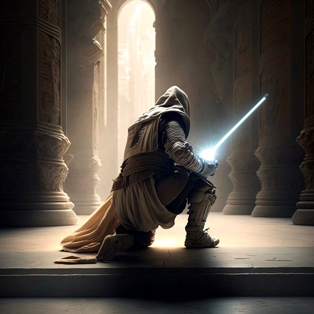 Jedi knight
[#midjourneyart](midjourneyart) [#midjourneyai](midjourneyai) [#MidJourney](MidJourney) 