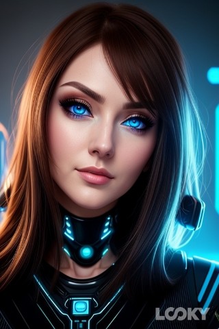 Anaatreez в LOOKY. #Футуризм,#Неон,#Киберпанк,#LOOKY_нейронка. #Футуризм #Неон #Киб...