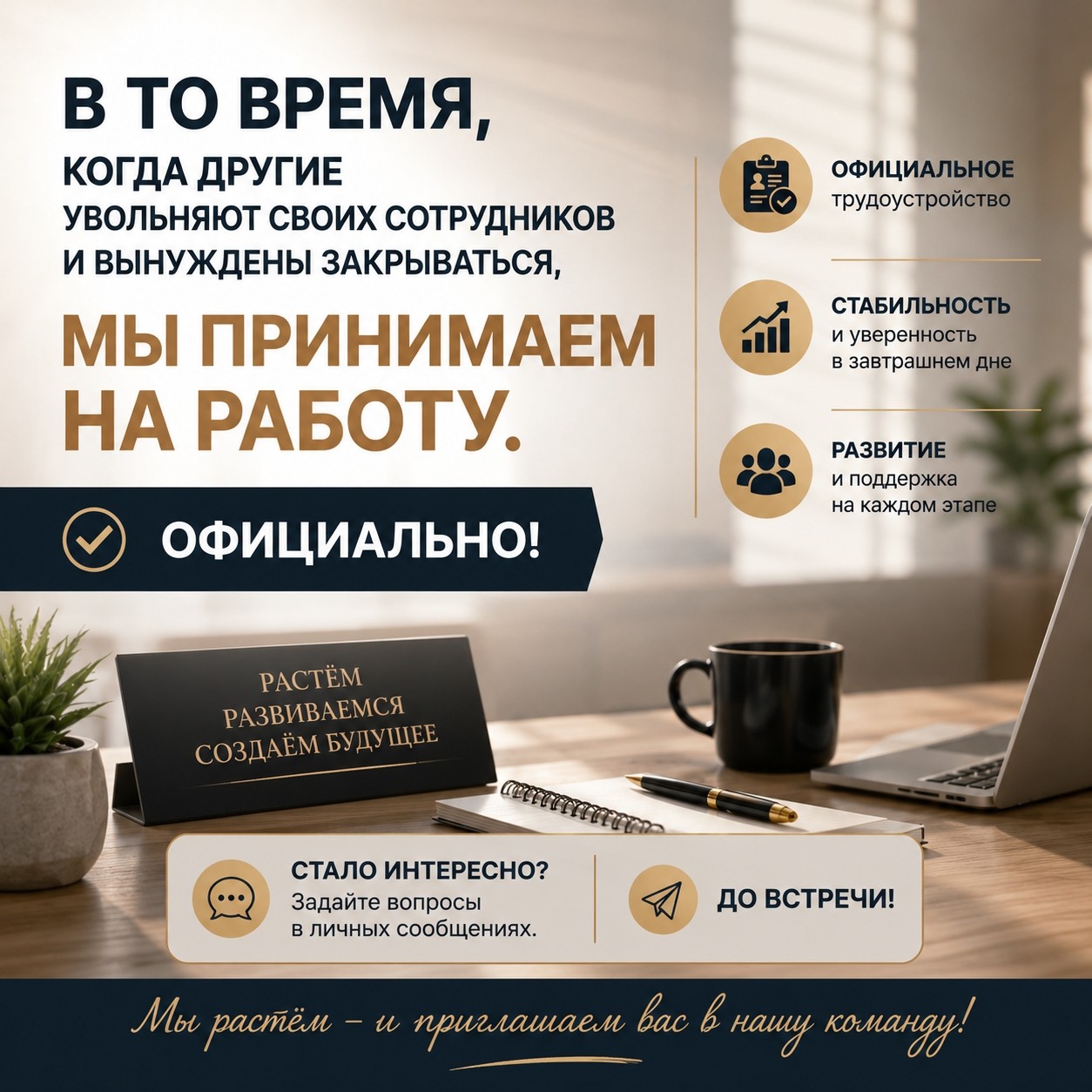 🚀 Хочешь работать на себя и РЕАЛЬНО помогать людям? ❤️

Тебе надоела рутина, офис с 9 до 18 и работа «на дядю»? 😩 Ты ищешь дело, которое приносит не только доход, но и настоящее удовлетворение? 💰

Тогда профессия финансового и страхового консультанта — это ТВОЙ ШАНС! 🔥

✨ Чем ты будешь заниматься?

Ты станешь архитектором финансового будущего для людей. 🏛️ Твоя задача — не «впаривать» полисы, а выстраивать надёжную защиту для семей, помогать им достигать целей (купить квартиру 🏠, дать образование детям 🎓, обеспечить достойную пенсию 👵👴) и чувствовать уверенность в завтрашнем дне.

Ты будешь тем, кто приносит СПОКОЙСТВИЕ и СТАБИЛЬНОСТЬ! 😌

🌟 Почему это КРУТО?

- СВОБОДА. 🌎 Ты сам строишь свой график и определяешь свой доход. Твой заработок зависит только от твоего профессионализма и желания расти!
- ВОСТРЕБОВАННОСТЬ. 💎 Люди ВСЕГДА будут заботиться о защите своего здоровья, жизни и накоплений. Эта профессия не устареет!
- РЕАЛЬНАЯ ПОЛЬЗА. 🤝 Ты видишь результат своей работы в счастливых глазах клиентов, которые знают, что их будущее в безопасности.
- ПОСТОЯННОЕ РАЗВИТИЕ. 🧠 Ты всегда в курсе финансовых трендов, учишься новому и растёшь как ЭКСПЕРТ!

Если ты коммуникабельный 🗣️, ответственный 👍 и хочешь строить карьеру, приносящую реальную пользу, — напиши мне в личные сообщения. 📩 Расскажу, как начать и что для этого нужно.

#работавинтернете #финансоваяграмотность #страхование #бизнес #саморазвитие #новыйповорот #профессиябудущего