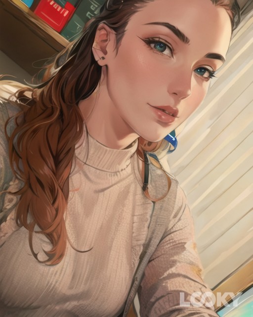 Dina in LOOKY. #Комикс,#LOOKY_нейронка. #Комикс #LOOKY_нейро...