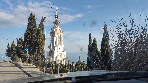 borm_crimea в LOOKY. #крым,#лето. Храм маяк в малорече...